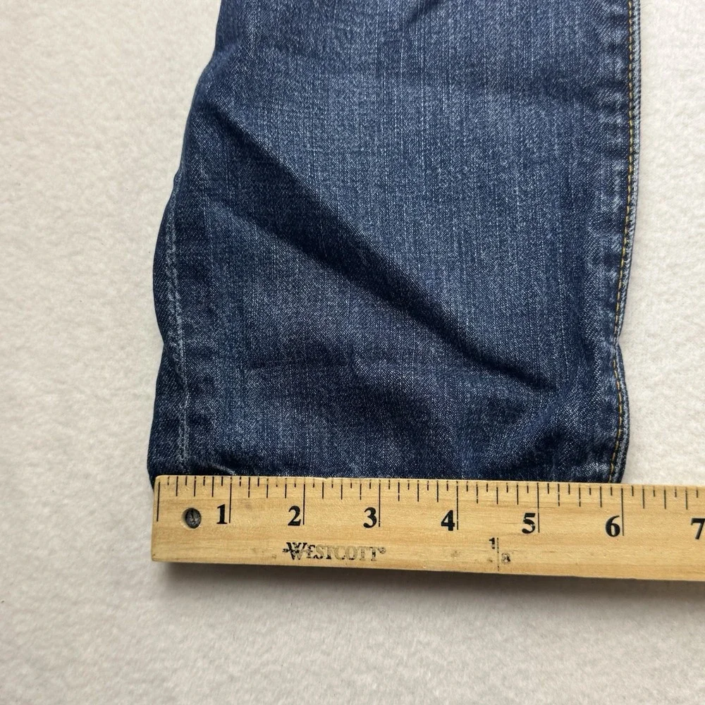 7 For All Mankind Josefina‎ Mid Rise Button Fly Boyfriend Fit Blue Jeans Size 28